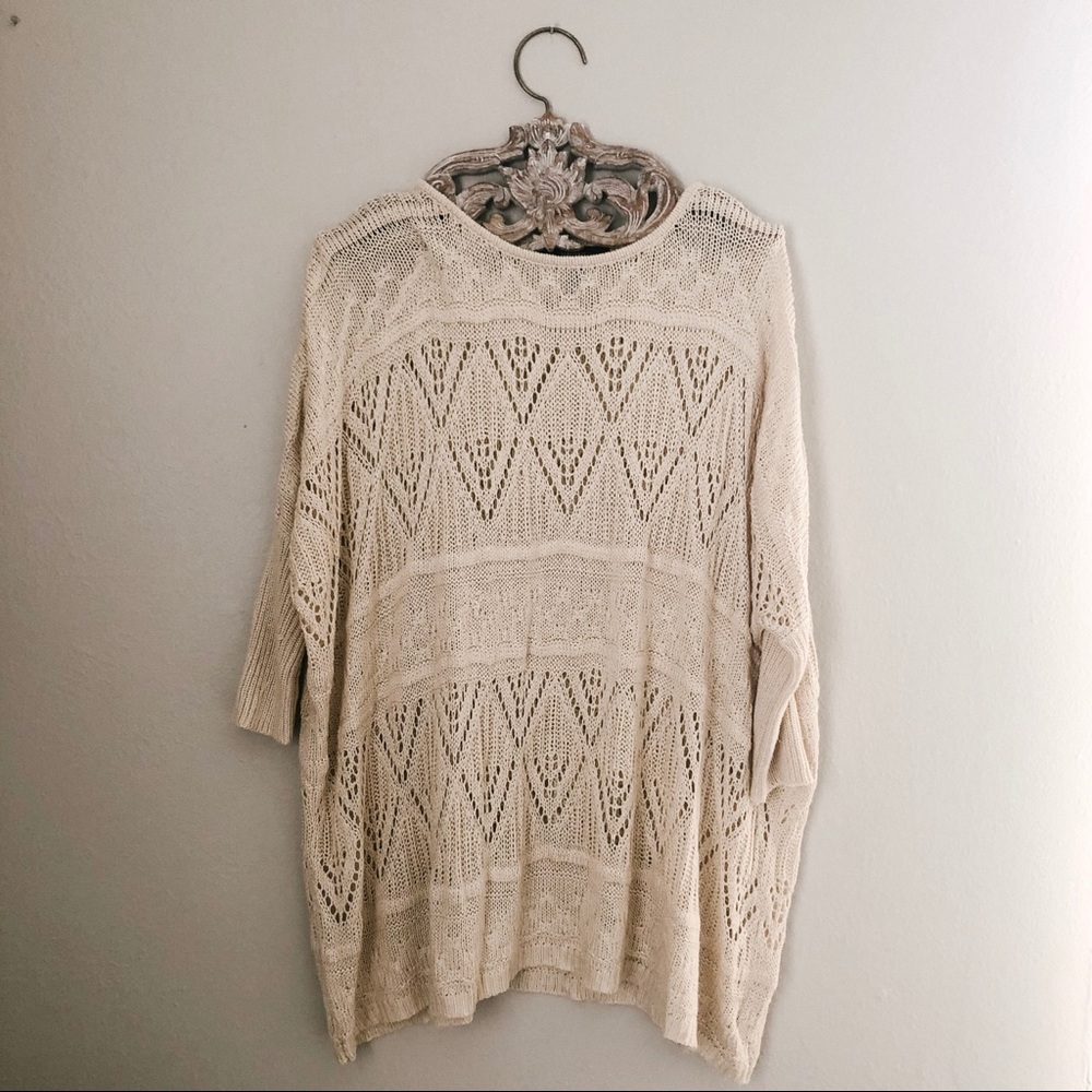 Forever 21 Oversized Feminine Sweater